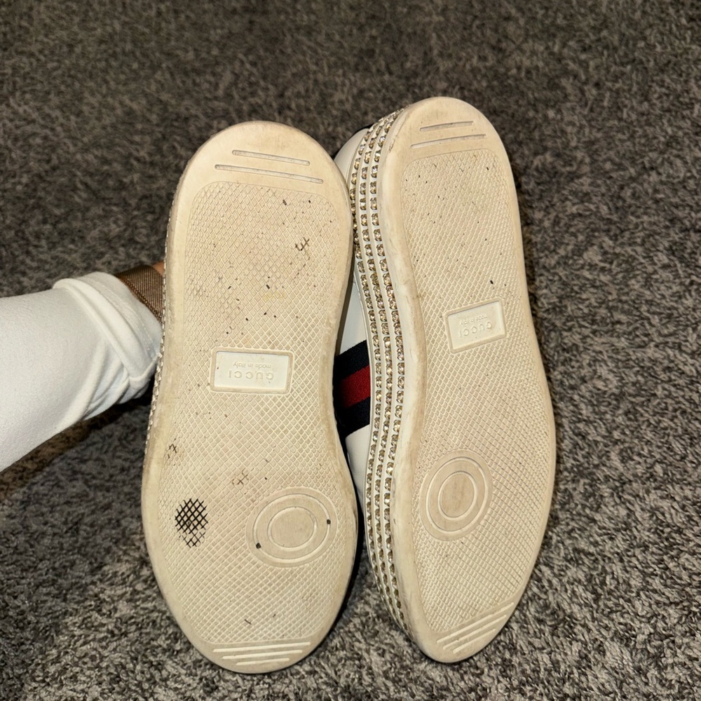 Women’s Gucci Ace Embellished Sneakers - Picture 4 of 8
